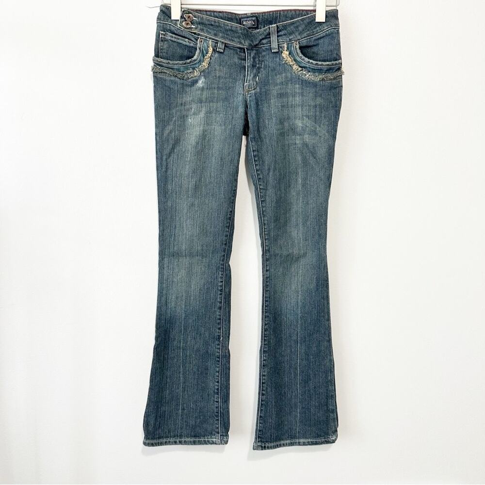 Von Dutch vintage Y2K jeans low rise bootcut blue denim size 27 made in USA